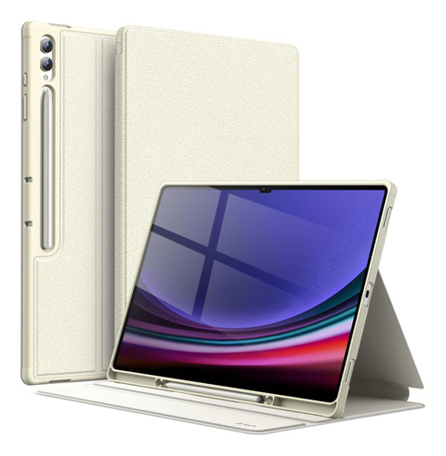 Jetech Funda P/ Samsung Galaxy Tab S9 Ultra 14,6 Con S Beige