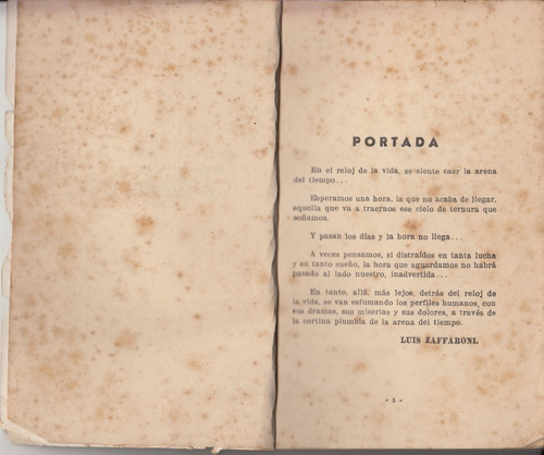 1936 Perfiles Luis Zaffaroni Uruguay Tapa Rodolfo Henestrosa (Usado)