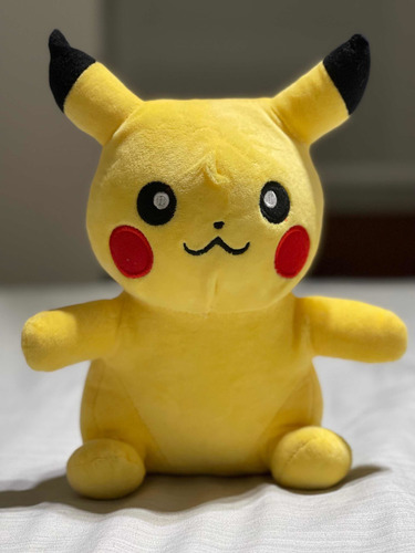 Pikachu Pokemon Peluche Usado Impecable Muñeco 26 Cm De Lto