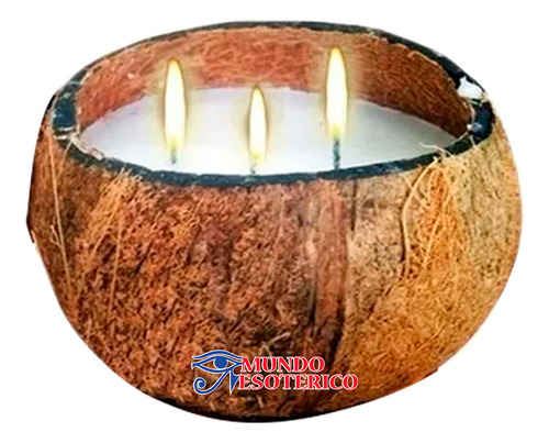 Veladora De Coco Eleggua 3 Mechas - Abre Caminos