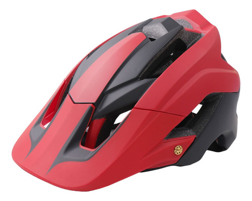 Casco De Bicicleta Todoterreno De Una Sola Pieza .