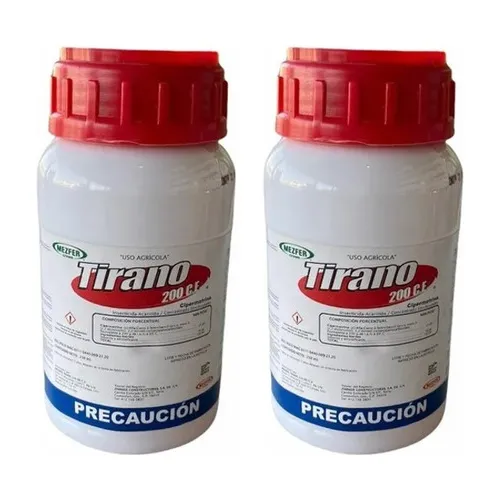 250 Ml Tirano 200 Ce Insecticida Cipermetrina 2pz Envío gratis