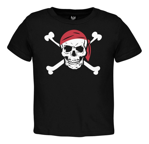 Halloween Jolly Roger Traje De Pirata Niño T-shirt