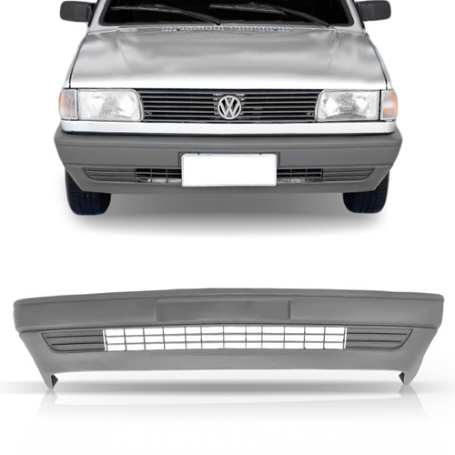 Parachoque Dianteiro Vw Gol 1987 A 1994 Cinza Claro