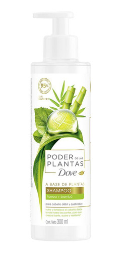 Shampoo Fuerza Y Bambu Poder De Las Plantas 300ml Dove