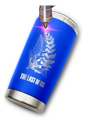 Termo Yite Azul 500 Ml Diseño The Last Of Us Ellie Tattoo