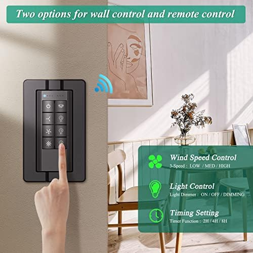 Kit De Control Remoto Universal De Ventilador De Techo Smart