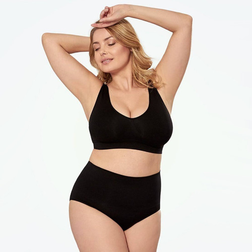 Calcinha De Biquíni Cintura Alta Hot Pants Semi Plus Size