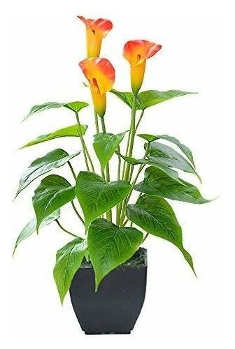 Plantas De Flores Artificiales Calla Lily Faux Pequeña Plant