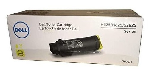 Dell 3p7c4 Alto Rendimiento Cartucho De Tóner Amarillo De