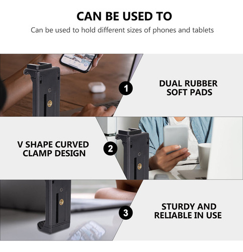 Soporte Para Teléfono Con Trípode De 1/4 Pulgadas, Abrazader