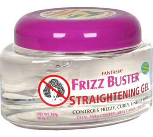 Fantasia Frizz Buster Straightening Gel, 16oz (pack De 3)