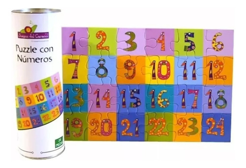 Puzzle Rompecabezas Números 40 Pz Didáctico