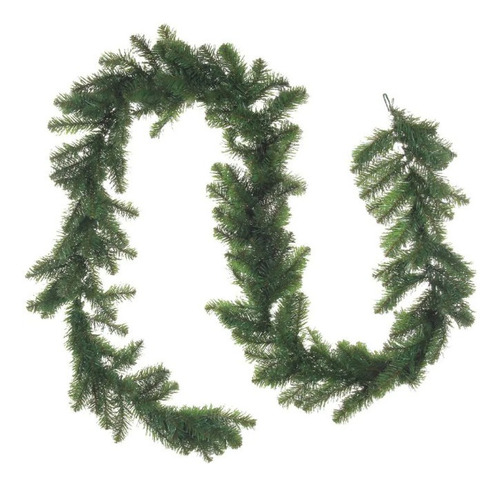 Imagem 4 de 4 de Festão Natal Aramado Verde 2,70 Metros - 180 Galhos
