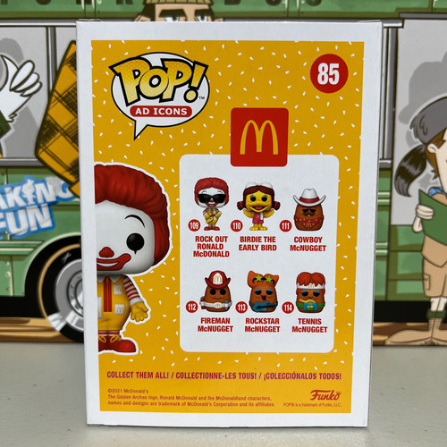 Funko Pop! Ad Icons Ronald Mcdonald 85 Diamond Boxlunch Excl (Usado)