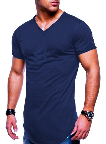 Kit 5 Camisetas Masculina Long Line Oversized Swag Elastano