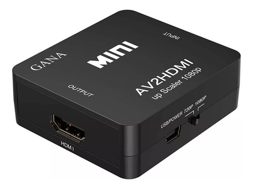 Adaptador Conversor Av Rca Análogo A Hdmi Digital