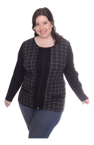 Imagen 3 de 9 de Campera Con Cierre Mujer Art 3093