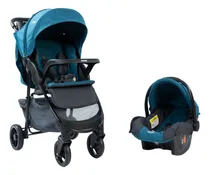 Comprar Coche Travel Sienna Bebesit Color Azul Chasis Negro