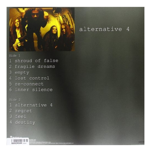 Vinilo Rock Anathema Alternative 4 ( Lp )