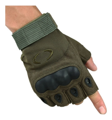 10pcs - Guantes Tacticos Almohadillas Militar Medio Dedo