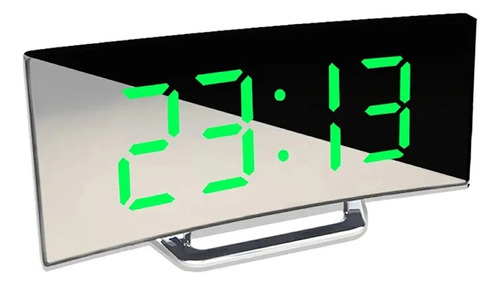 Reloj Despertador Digital Con Pantalla Led, Espejo, Alarma S