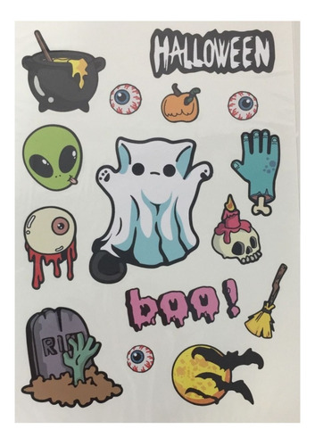 Imagen 3 de 10 de Stickers Vinilo Autoadhesivo X 1 Grande Calco Resiste Agua
