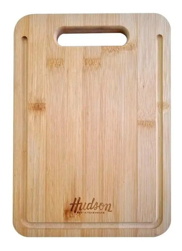 Tabla De Madera Bambú Cocina Hudson 19 X 27 X 1.5 Cm