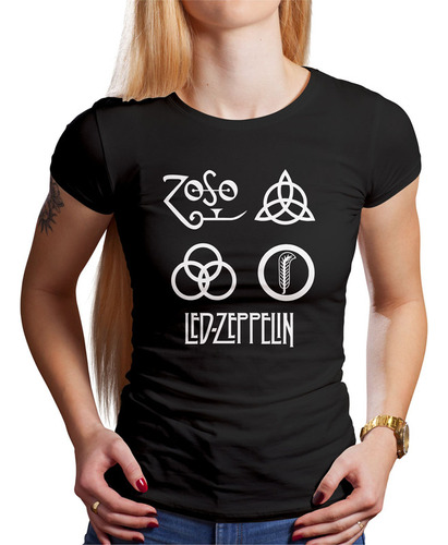 Polo Dama Led Zeppelin 4 (d0519 Boleto.store)