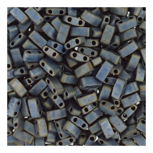 Perlas Rectangulares Miyuki Half Tila Con 2 Agujeros, Color
