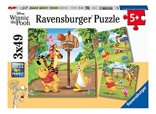 Ravensburger Deportes Día 3 X 49 Piezas Rompecabezas Vxdww