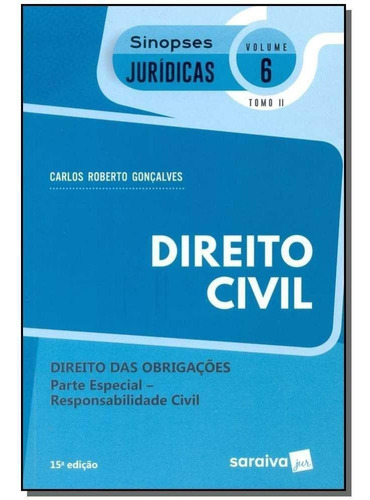 Sinopses Jurídicas Direito Civil Volume: 6 Tomo: 2- 15ª Ed. 