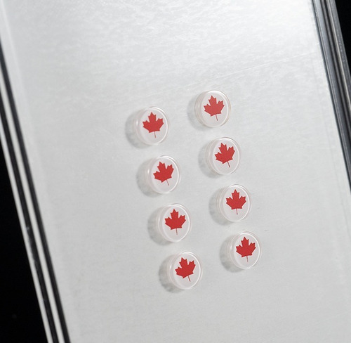 Imagen 2 de 2 de Bt.l Mouse Glass Skates Universal 6.5mm X 8pcs Blanco