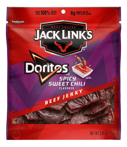 Jack Link's Beef Jerky Doritos Spicy Sweet Chili 75g America