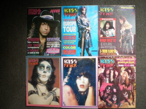 10 Revista Kiss Fever 92-93 -maiden Megadeth Metallica Ac/dc