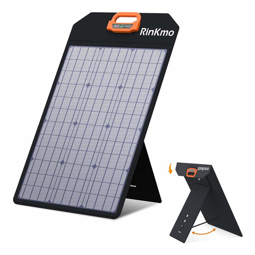 Rinkmo Kit Panel Solar Portatil 50w Eficiencia Para 12 5