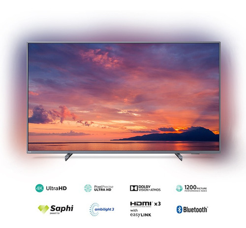 Imagen 3 de 3 de Tv Philips 55 Ambilight 4k Ultra Hd Smart Tv
