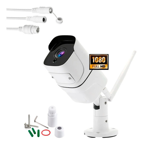 Camara Ip Hd Exterior Wifi Inalambrica P2p Grabacion 1080p