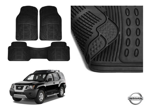 Tapetes Uso Rudo Nissan X-terra 2006 Rubber Black Original