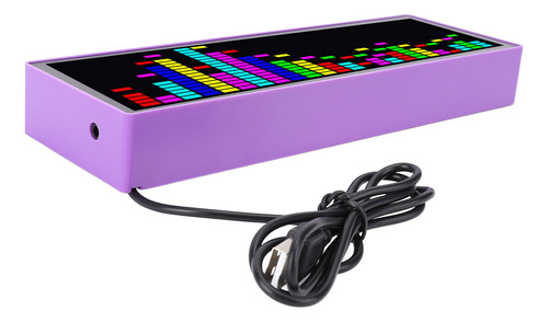 Analizador De Pantalla De Espectro Musical 16x24 Rgb 12 Dyna