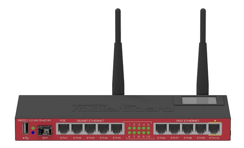 Router Board Wireless Mikrotik Rb2011uias-2hnd-in 2.4ghz Sfp