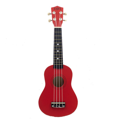 Ukelele Soprano Hoa Au02 Rojo Con Funda