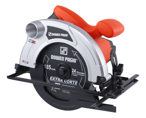 Sierra Circular 185 Mm 1500w 220v Dowen Pagio 9993622.1 Color Naranja Frecuencia 50 Hz