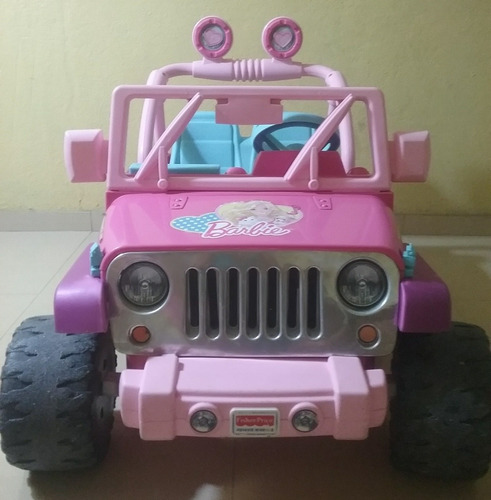 Carrito Jeep De Barbie Fisher Price + Batería 100% Funcional