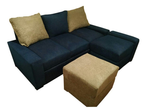 Sillon Esquinero Sofa Ecocuero 200x180 Con Butaca