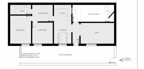Imagen 11 de 17 de En Venta Casa De Pasillo Con Patio. No Ph.