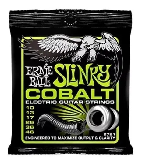 Ernie Ball 2721 Cuerdas Guitarra Eléctrica Cobalt 10-46