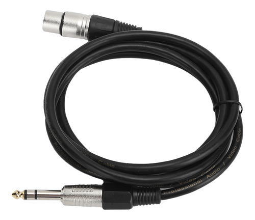 Cable De Señal Balanceada Jorindo Xlr Hembra A 1/4 Pulgadas