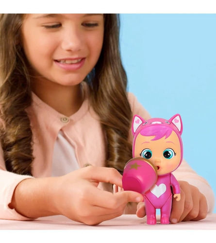 Imagen 2 de 12 de Muñeca Cry Babies Bebés Llorones Lágrima Rosa Sorpresas