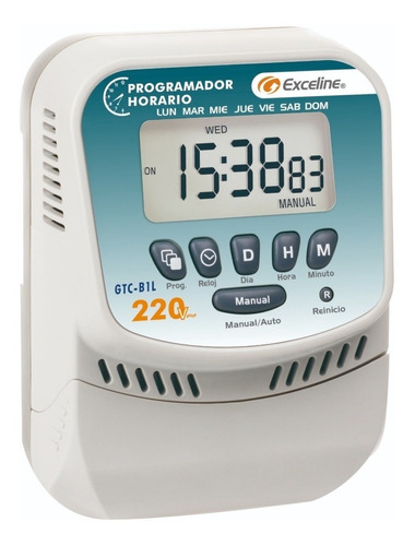 Temporizador Digital Timer 10 Eventos 7 Dias 220v 20a Rudo